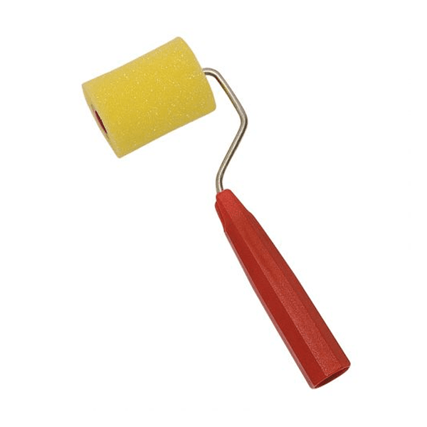 ROLO DE PINTURA ESPUMA AMARELO C/ CABO 05CM ROMA