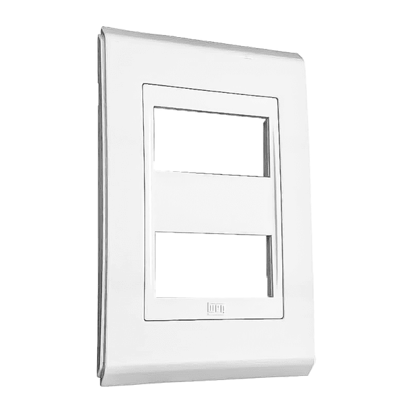 PLACA 4X2 2 MOD BCO ALTO BRILHO REFINATTO PREMIUM