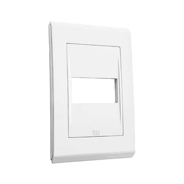 PLACA 4X2 1 MOD BCO ALTO BRILHO REFINATTO PREMIUM