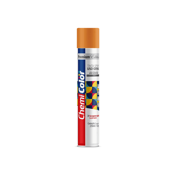 SPRAY USO GERAL LARANJA 250ML CHEMICOLOR 