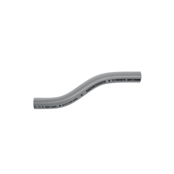 CURVA S 20º PVC COND CINZA 1