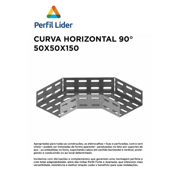 CURVA HORIZIZONTAL 90º 50X50 