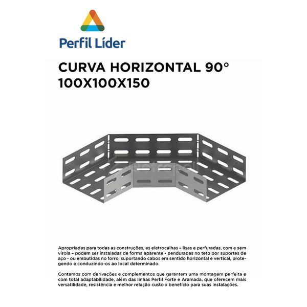 CURVA HORIZONTAL 90º 100X100 