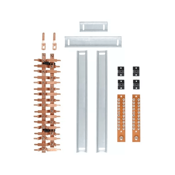 KIT BARRAMENTO BIFÁSICO 100A PARA 34 MÓDULOS DIN 904387N CEMAR