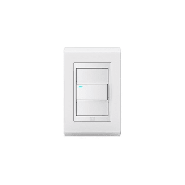 PLACA 4X2 3 MOD BRANCO ALTO BRILHO REFINATTO PREMIUM 