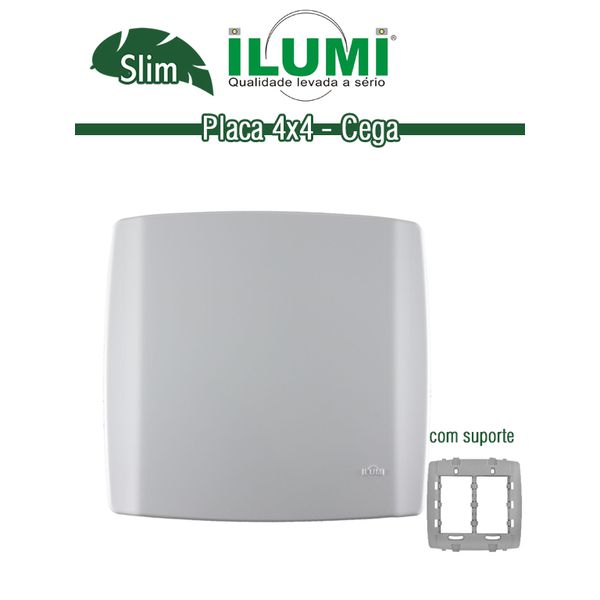 PLACA COM SUPORTE 4X4 CEGA SLIM 