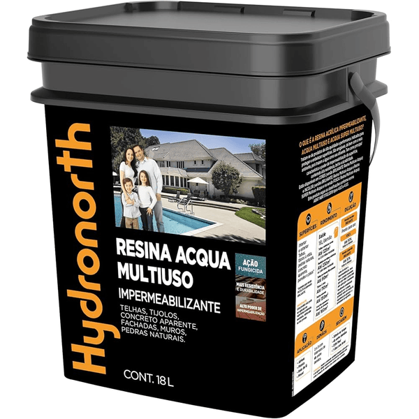 RESINA MULT. ACQUA INCOLOR FOSCA 18L HYDRONORTH