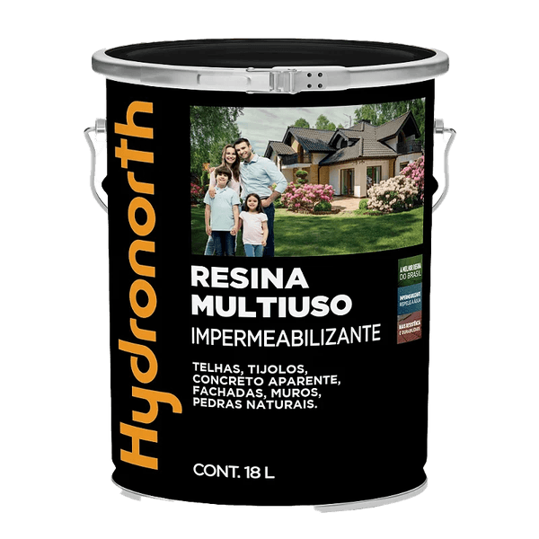 RESINA MULT. SOLVENTE INCOLOR FOSCA 18L HYDRONORTH