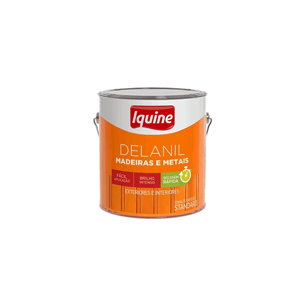 Tinta Esmalte Brilhante Delanil Madeiras e Metais 3L Verde Nilo IQUINE