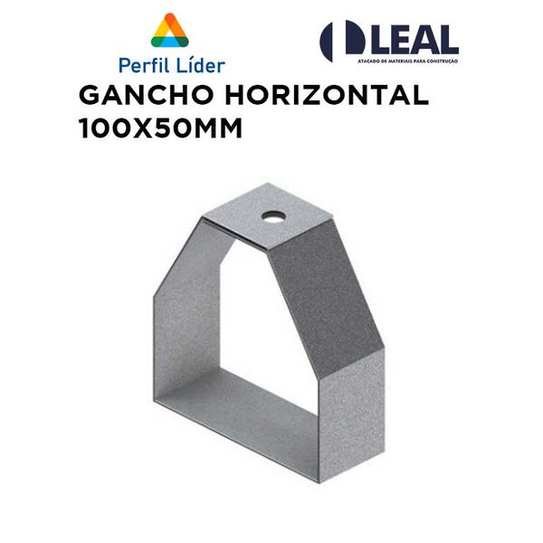 GANCHO HORIZONTAL 100X50MM 