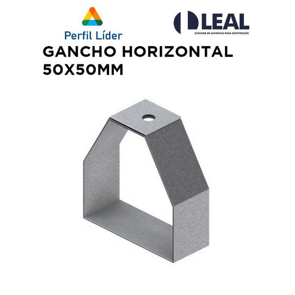 GANCHO HORIZONTAL 50X50MM 