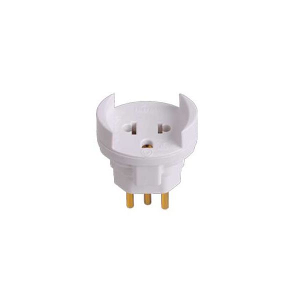 PINO ADAPTADOR 2P+T UNIVERSAL BRANCO 10A ILUMI