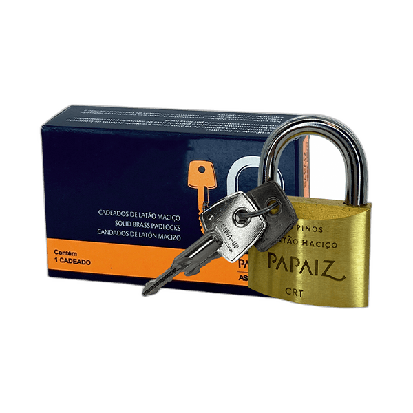 CADEADO CHAVE TETRA CRT70 CX PAPAIZ 