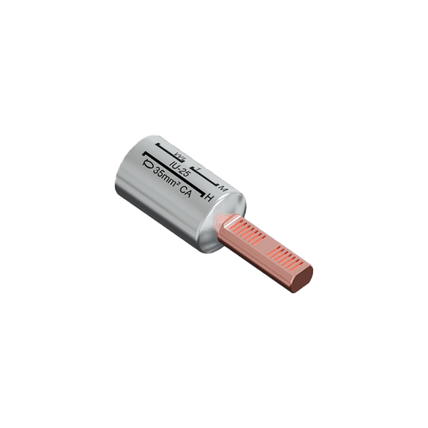 TERMINAL BIMETÁLICO PINO CHATO P/ BORNE TBPC-35-20 INTELLI 122632