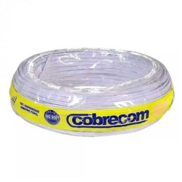 CORDAO PARALELO 2X0.75 Branco COBRECOM 