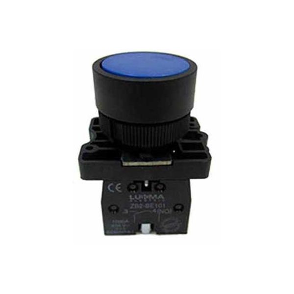 BOTÃO PULSANTE LK2-EA61 AZUL 1NA LUKMA