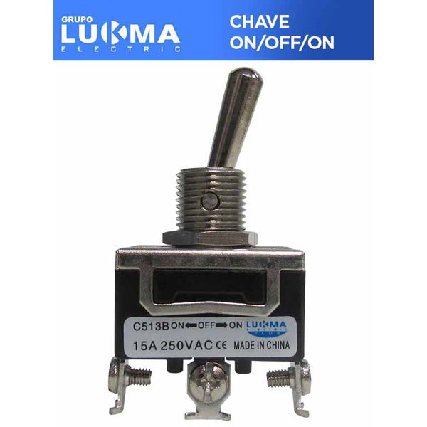CAHVE ON/OFF/ON 3P PLUS 15A LK513 LUKMA