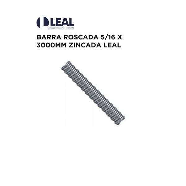 BARRA ROSCADA 3/8 X 3M ZINCADA 