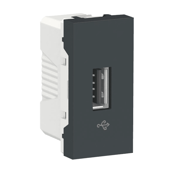 MODULO TOMADA USB 1A GRAFITE ORION