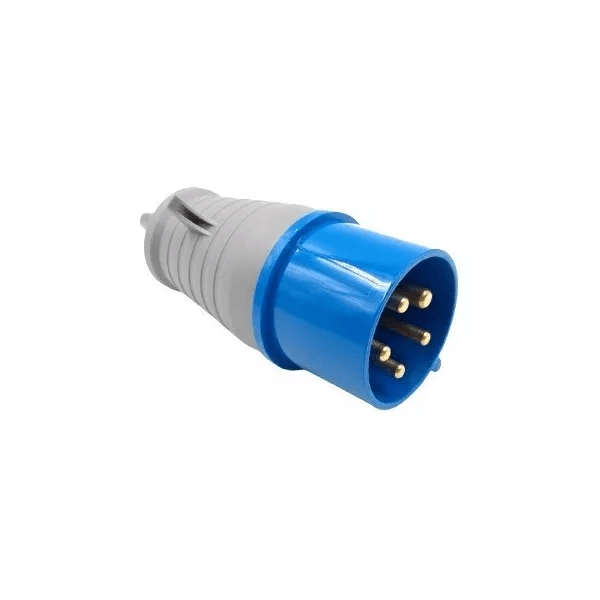 PLUGUE IND 250V 32A 3P+T+N 9H AZ WEG 