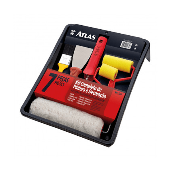 KIT DE PINTURA COMPLETO 7 PECAS 