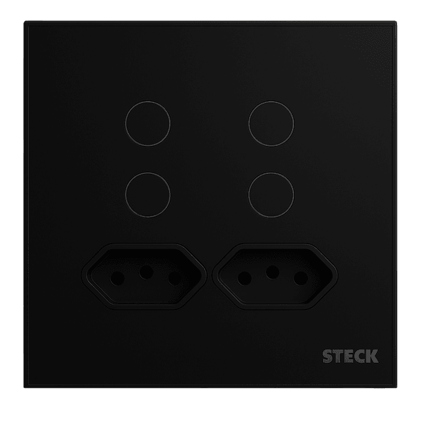 INTERRUPTOR SMARTECK 4X2" 2 MÓDULOS TOUCH SINT4P2P2
