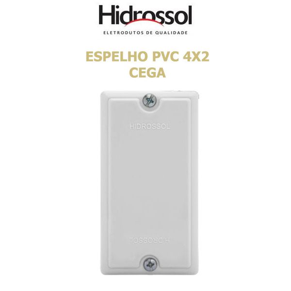 ESPELHO PVC COND BCO TAMPA CEGA 4X2 HIDROSSOL 