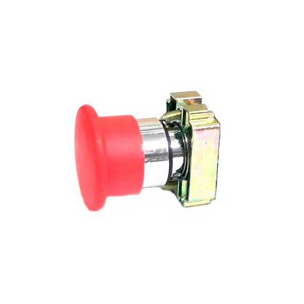 BOTÃO EMERERGÊNCIA COGUMELO PUXA-DESTRAVA VERMELHO COPO METAL JNG