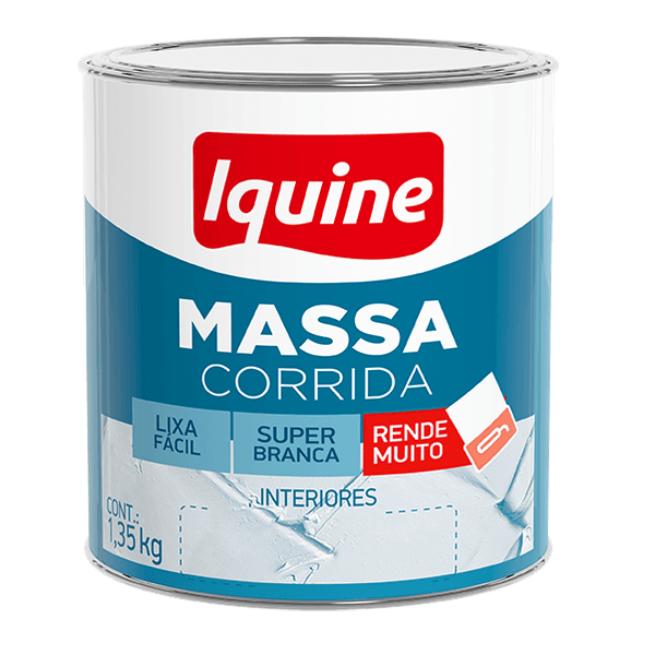 MASSA CORRIDA BALDE 1,350KG IQUINE