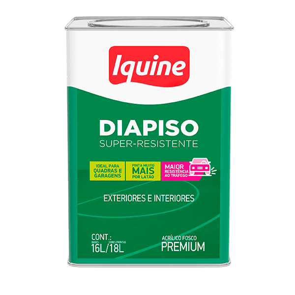 TINTA PISO DIAPISO PRETO 18L IQUINE