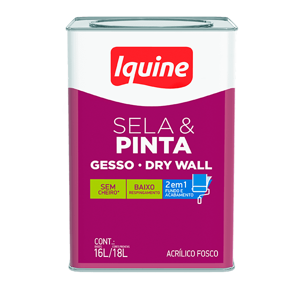SELADOR ACRILICO BRANCO NEVE BALDE 18L IQUINE