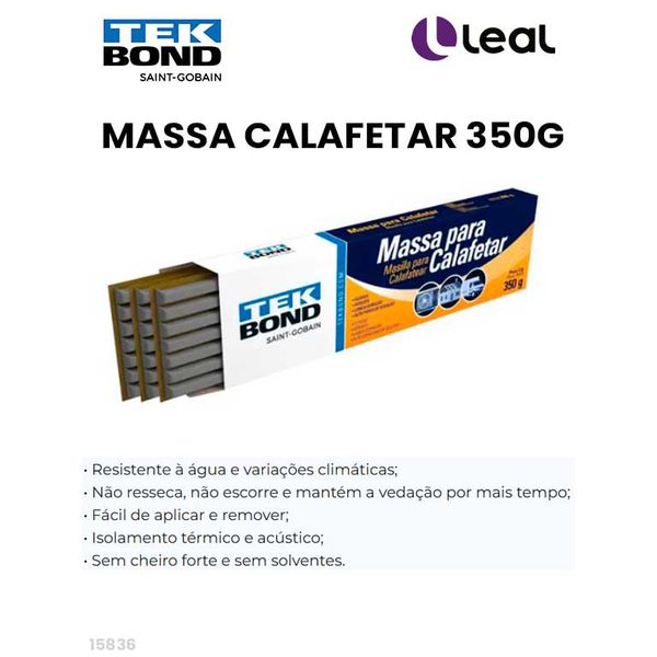 MASSA CALAFETAR 350G TEK BOND