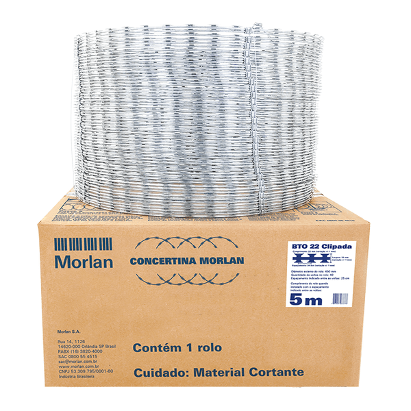 CONCERTINA 450MM 5MTS MORLAN (3337)