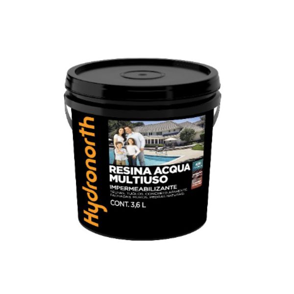 RESINA MULT. ACQUA CERAMICA TELHA BRILHANTE 3,6L HYDRONORTH