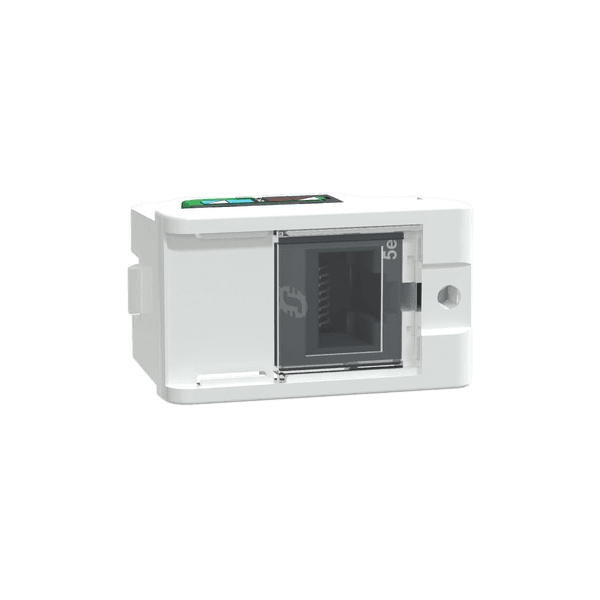 MODULO RJ45 8 FIOS CAT.5E BCO LUNARE UP SCHNEIDER (S402300)