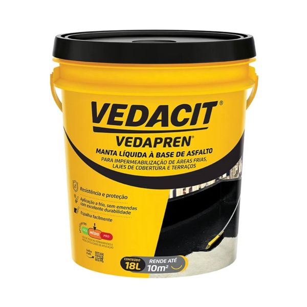 VEDAPREN 18 kg PRETO