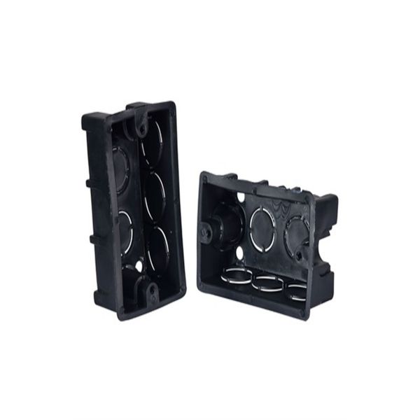 CAIXA DE LUZ 4X2 METASUL PRETA