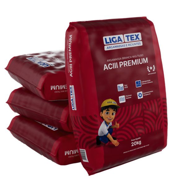 ARGAMASSA LIGA TEX ACIII 20 kg BRANCA