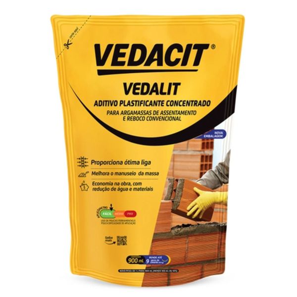  Vedacit Vedalit Aditivo Plastificante Concentrado 900 mL