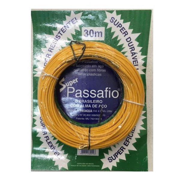 PASSA FIO SUPER AÇO 30 METROS