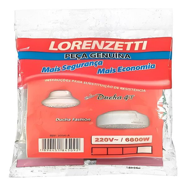 RESISTÊNCIA LORENZETTI BELLA DUCHA 4T E DUCHA FASHION 