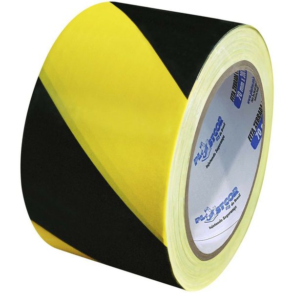 FITA ZEBRADA PLASTICOR 200MT