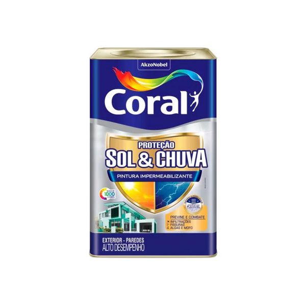  PINTURA IMPERMEABILIZANTE SOL E CHUVA TERNO CINZA16 L