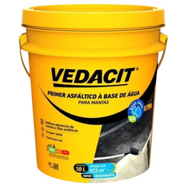 PRIMER ASFÁLTICO À BASE DE ÁGUA 18 L