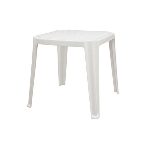 MESA PLÁSTICA BRANCA 70 cm