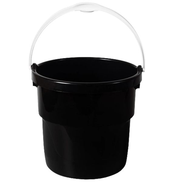 BALDE DE PLÁSTICO PRETO COMUM ASTRA 8 L