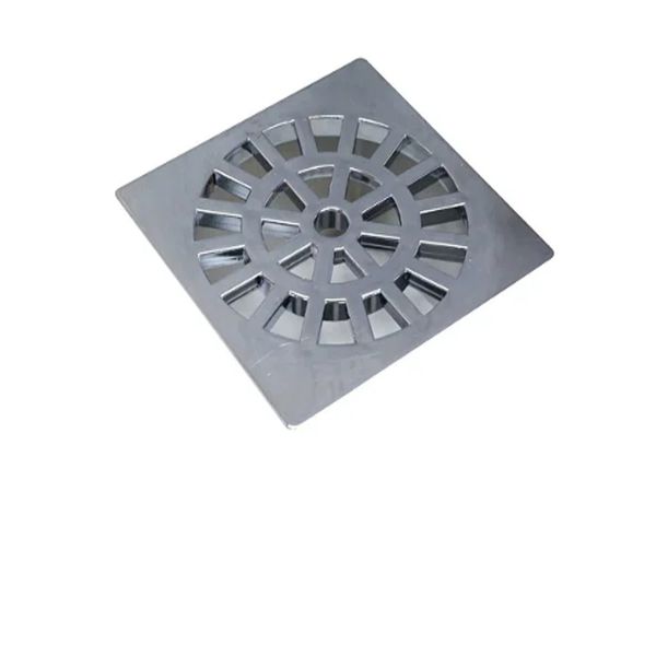 GRELHA QUADRADA 10 CM CROMADA DACUNHA