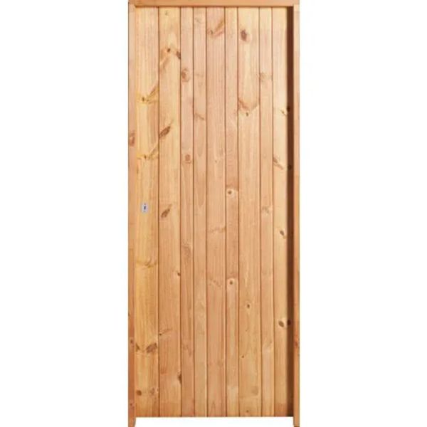 PORTA DE MADEIRA CALHA 1,80X0,60