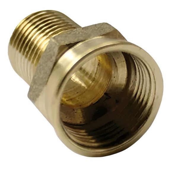BUCHA DE AUMENTO METAL AMARELA 1/2 X 3/4