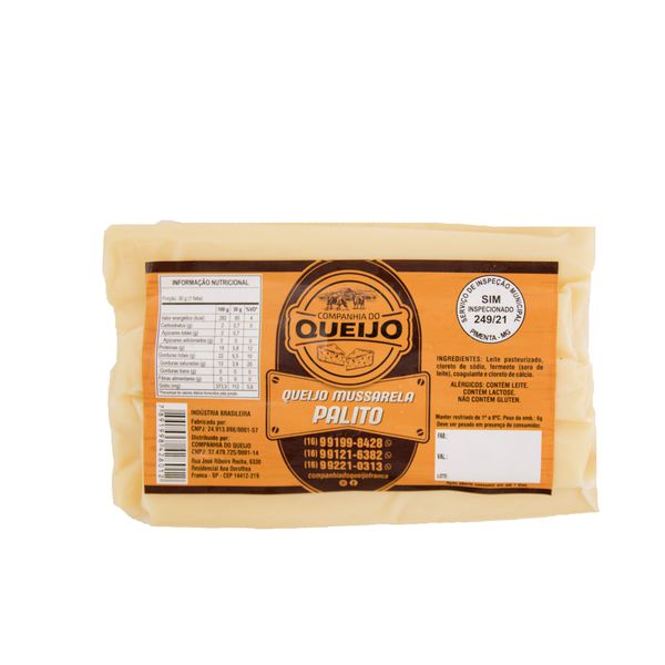 Queijo Palito Mussarela Pura 250gr